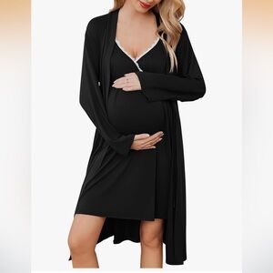 Nursing Gown and Robe - Large